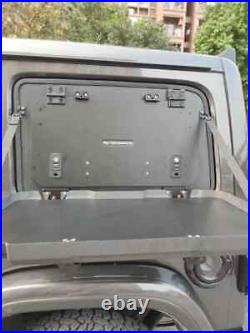 1 Piece Exterior Side Gear Box Fits For Jeep JL 4D 2018+ Matte black Tool Box