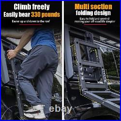 2PCS Glossy Black Side Gear Box +Side Ladder Fits For LR Defender 90 2020-2024