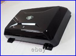 2PCS Glossy Black Side Gear Box +Side Ladder Fits For LR Defender 90 2020-2024