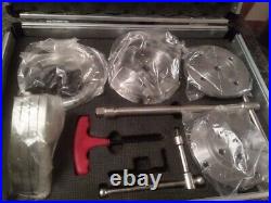 4 Jaw Geared Scroll Wood Lathe Chuck box Set 115mm + adaptor fits 3/416tpi +m33