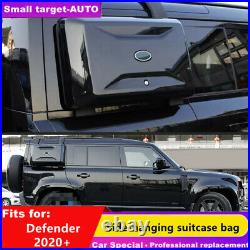 Black Exterior Side Mounted Gear Box Carrier Fit For Defender 2020 2021