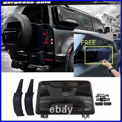 Black Exterior Side Mounted Gear Box Carrier Fits For Defender 90 110 2020-2023