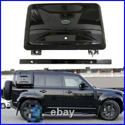 Black Exterior Side Mounted Gear Box Carrier Fits For Defender 90 110 2020-2023