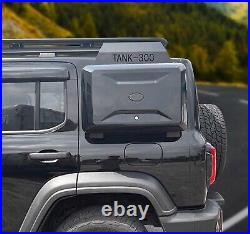 Black Exterior Side Mounted Gear Box Carrier Fits For GWM Tank 300 2020-2023