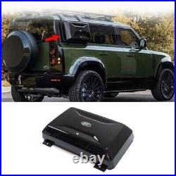 Black Exterior Side Mounted Gear Carrier Box Fits LR Defender 90 110 2020-2023