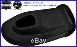 Black Stitch Leather Gear Box Cover Panel Leather Cover Fits Jaguar E Type S2