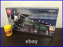 Brand NEW Emerald Night steam Train 10194 fits all Lego train tracks with carriage