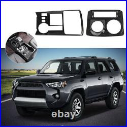 Carbon Fiber ABS Central Gear Shift Box Panel Trim For 4Runner 2010+ SR5 LIMITED