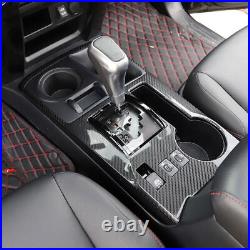 Carbon Fiber ABS Central Gear Shift Box Panel Trim For 4Runner 2010+ SR5 LIMITED