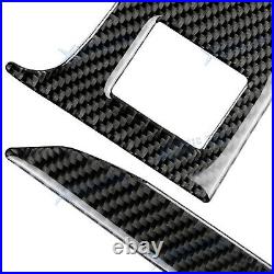 Carbon Fiber Gear Shift Box Panel + Side Cover Trims For Lexus IS250 IS350 14-18