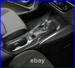 Carbon Fiber Inner Gear Shift Box Panel Cover Trim For 2019-2021 Toyota Corolla