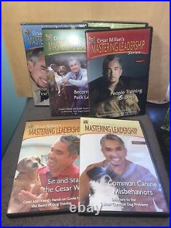 Cesar Millan's Mastering Leadership Series 6 DVD Limited Edition Set Dog Train