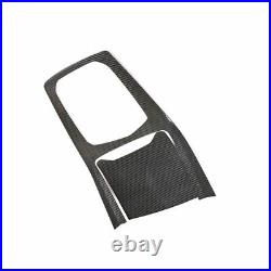 Dry Carbon Fiber Gear Box Shift & Cup Holder Panel Cover For BMW X5 G05 2019-21