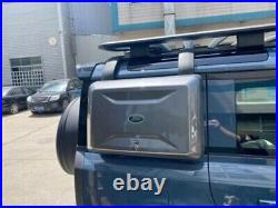 Eiger Grey Exterior Side Mounted Gear Carrier Box Fits for Defender 2020-2023