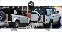 Exterior Side Gear Box Fits For Defender 2020-2024 Tool Carrier Box White 2D 4D