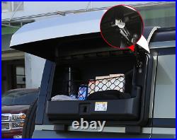 Exterior Side Gear Box Fits For LR Defender 110 90 2020+Matte Silver Tool Box