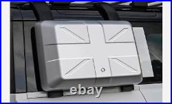 Exterior Side Gear Box Fits For LR Defender 110 90 2020+Matte Silver Tool Box