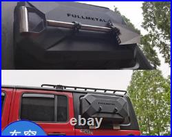 Exterior Side Gear Box Fits For Wrangler JL 4D 2018+ Tool Carrier Box Black Alu