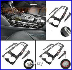 Fit For 2015-20 Audi A3 S3 RS3 Real carbon fiber Gear Shift Box Panel Cover Kit