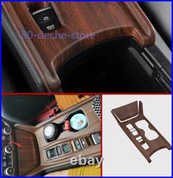 Fit For Honda Accord 2018-2019 Peach Wood Grain Gear Shift Box Panel Cover Trim