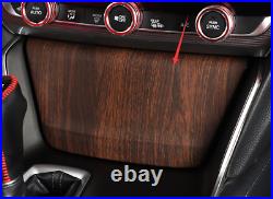 Fit For Honda Accord 2018-2019 Peach Wood Grain Gear Shift Box Panel Cover Trim