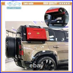 Fits For LR Defender 90 110 130 2020-2023 Red Exterior Side Mounted Gear Box