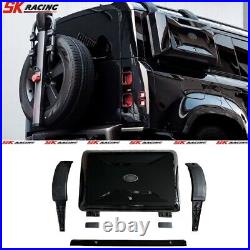 Fits Land Rover Defender 90 110 Gloss Black Side Mounted Gear Box Carrier Kits