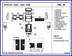 Fits Pontiac Fiero with automatic gearbox 84-88 Dash Kit Trim Dashboard PNK-4B