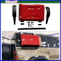 Fits for LR Defender 130 2022 2023 Exterior Side Mounted Gear Box Carrier Red