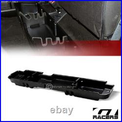 For 1999-2016 F250/F350 Superduty Crew Black Gearbox Underseat Storage Cargo Box