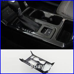 For Ford Escape Kuga Carbon Fiber Look Inner Gear Box Shift Panel Cover Trim M