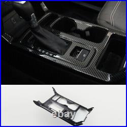For Ford Escape Kuga Carbon Fiber Look Inner Gear Box Shift Panel Cover Trim N