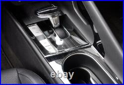 For Hyundai Elantra 2021 Gear Box Shift Panel Decoration Cover Trim Black Steel