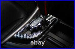 For Hyundai Sonata 2011-2014 Gear Box Shift & Cup Holder Panel Real Carbon Fiber