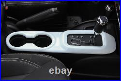 For Jeep Wrangler JK 2011-2017 ABS White Inner Gear Box Shift Panel Cover Trim