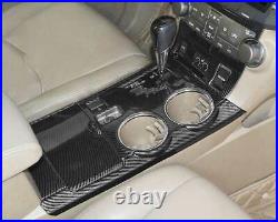 For Toyota Highlander 2009-2014 Carbon Fiber Gear Box Shift & Cup Holder Panel