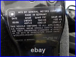 Gear Box Automatic Transmission Fits 99-01 CATERA 9891392