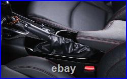 Gear Box Shift & Cup Holder Panel Cover For Mazda 3 Axela 2014-2019 Gloss Black