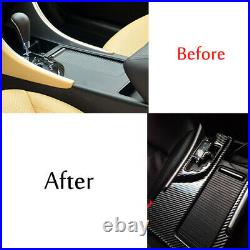 Gear Box Shift Panel Decoration Real Carbon Fiber For 2011-2014 Hyundai Sonata