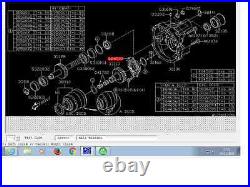 Gearbox Box Transfer Drive Bearing 806245030 Fits Subaru 6 speed Impreza STI