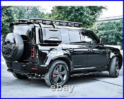 Glossy Black Exterior Side Mounted Gear Box Carrier Fits For Defender 2020-2024