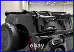 Glossy Black Exterior Side Mounted Gear Box Carrier Fits For Defender 2020-2024