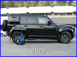 Glossy Black Exterior Side Mounted Gear Box Carrier Fits For Defender 2020-2024