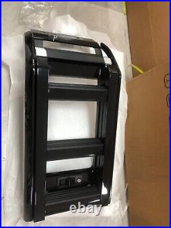Glossy Black Side Gear Box +Side Ladder Fits For Defender 110 90 130 2020-2024