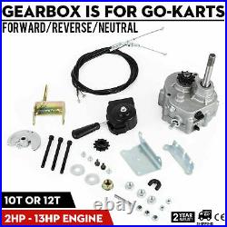 Go Kart Forward Reverse Gear box Fits 2HP 11HP Engine 41P 10T or 12T TAV30