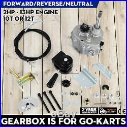 Go Kart Forward Reverse Gear box Fits 2HP 13HP Engine 41P 10T or 12T TAV30