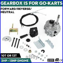 Go Kart Forward Reverse Gear box Fits 2HP-13HP Engine 4 Stroke Hydraulic Gearbox
