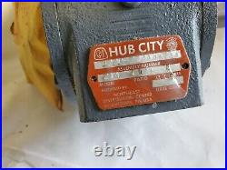 Hub City Gear Reducer Model 214 501 Ratio Fits 143TC Motor