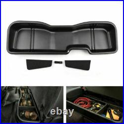 Husky 09031 Black Gearbox Under Seat Storage Fits 2014-18 Silverado/Sierra