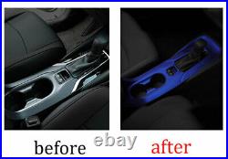 Inner Gear Box Shift Panel Decoration Trim Blue Fit For 2019-2021 Toyota Corolla